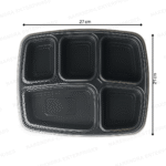 5 CP Plastic Meal Tray - Image 2