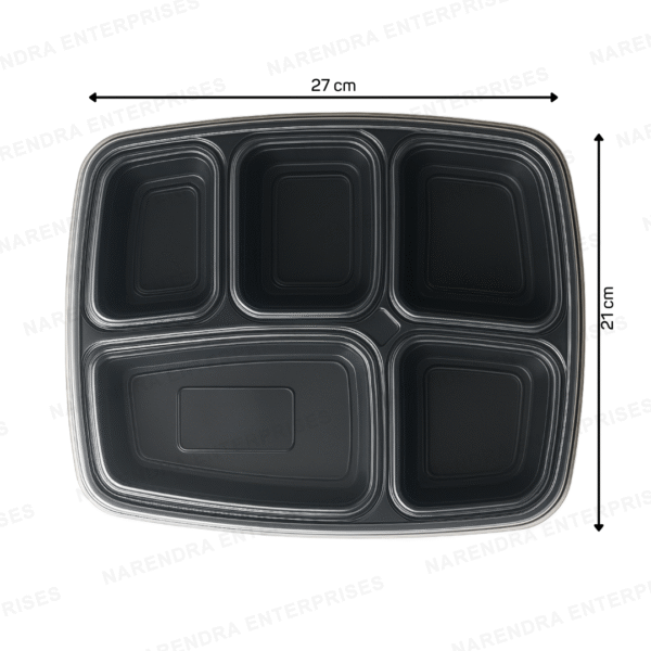 5 CP Plastic Meal Tray - Image 2
