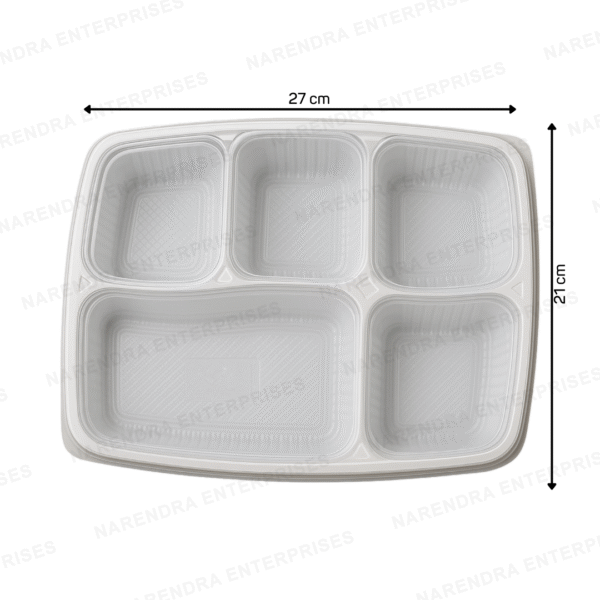5 CP Plastic Meal Tray - Image 5