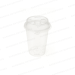 500 ML Plastic Glass With Lid