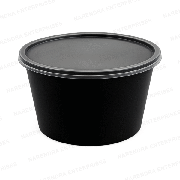 500 ML Round Dev Plastic Container - Image 1