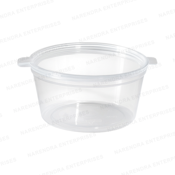 50 ML Round Hinged Container Dev - Image 1