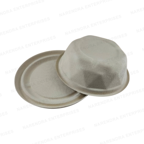 600ml Bagasse Kohinoor Bowl with Lid - Image 2