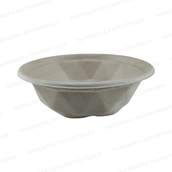 600ml Bagasse Kohinoor Bowl with Lid - Image 3
