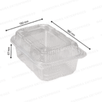600 ML Hinged Container Hi Lid - Image 2