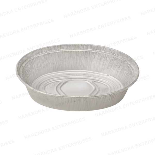 600 ML Oval Aluminium Container - Image 1