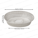 600 ML Oval Aluminium Container - Image 3
