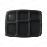 6 CP Plastic Meal Tray