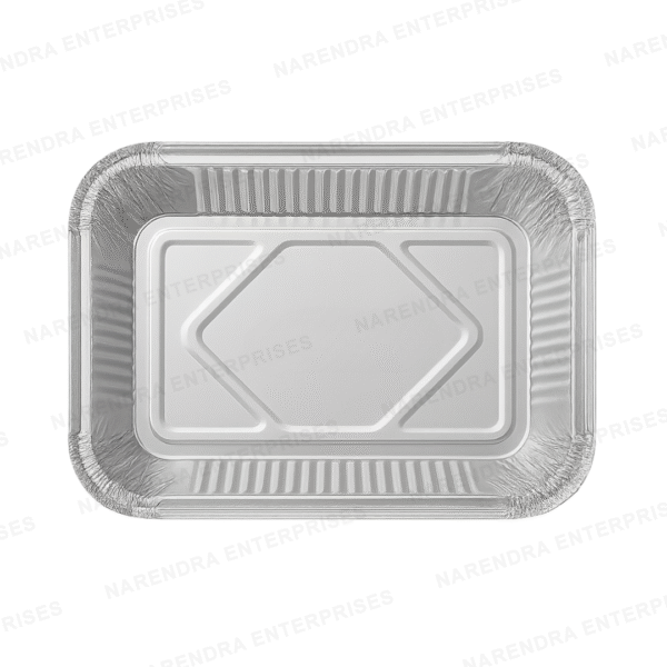 750 ML Rectangluar Aluminium Container - Image 2