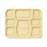 8 CP Bio Plastic Meal Tray