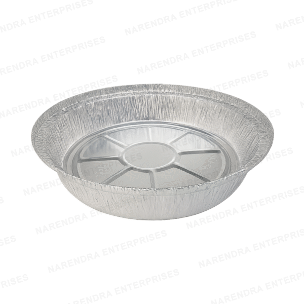 8 Inch Rround Aluminium Container - Image 1