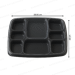8 CP Plastic Meal Tray - Image 2