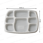 8 CP Plastic Meal Tray - Image 5