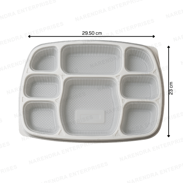 8 CP Plastic Meal Tray - Image 5
