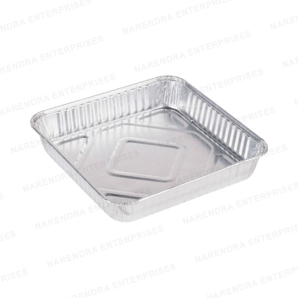 9x9 Inch Aluminium Container - Image 1
