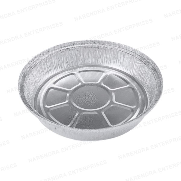 9 Inch Rround Aluminium Container - Image 1