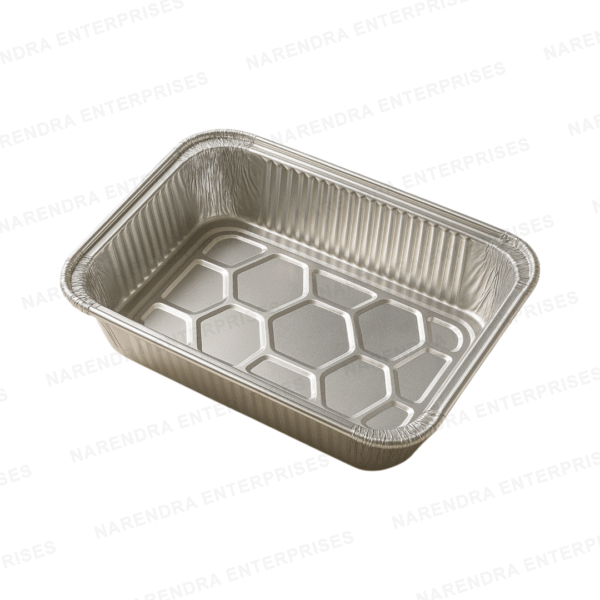Full Deep ( 9000 ML) Rectangluar Aluminium Container - Image 1