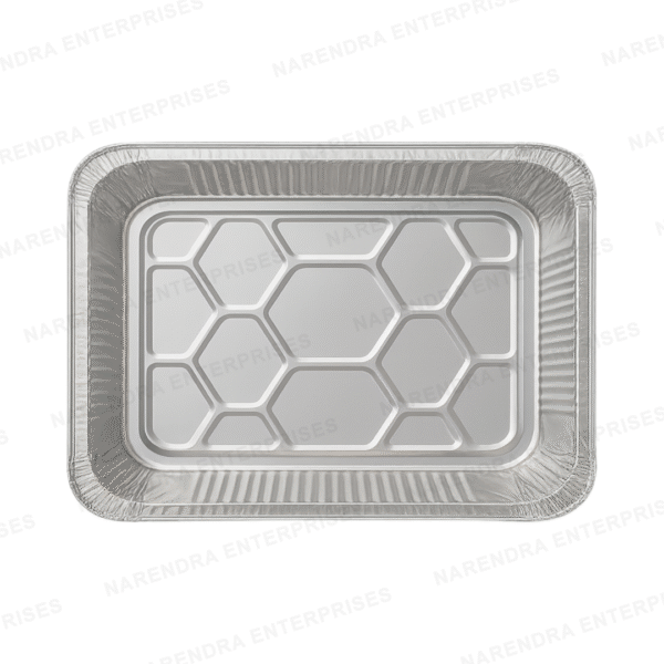 Half Deep ( 3200 ML) Rectangluar Aluminium Container - Image 2