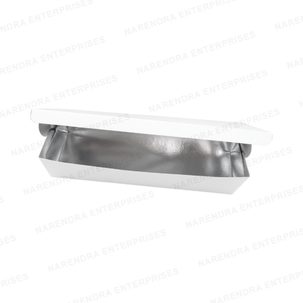 Single Dosa box White + Silver Lamination - Image 2