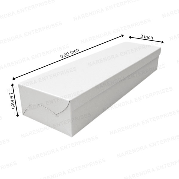 Single Dosa box White + Silver Lamination - Image 3