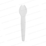 160 MM White Paper Spork